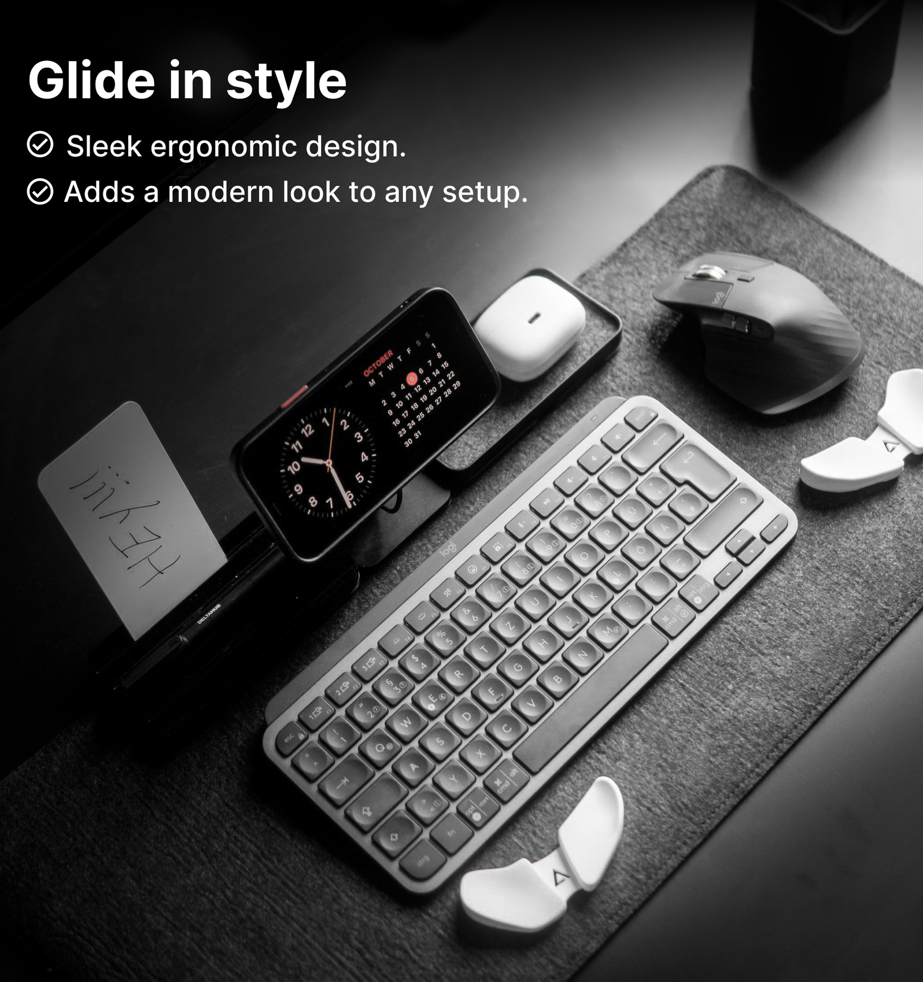 Deltahub Carpio 2.0 Wrist Rest - Grey