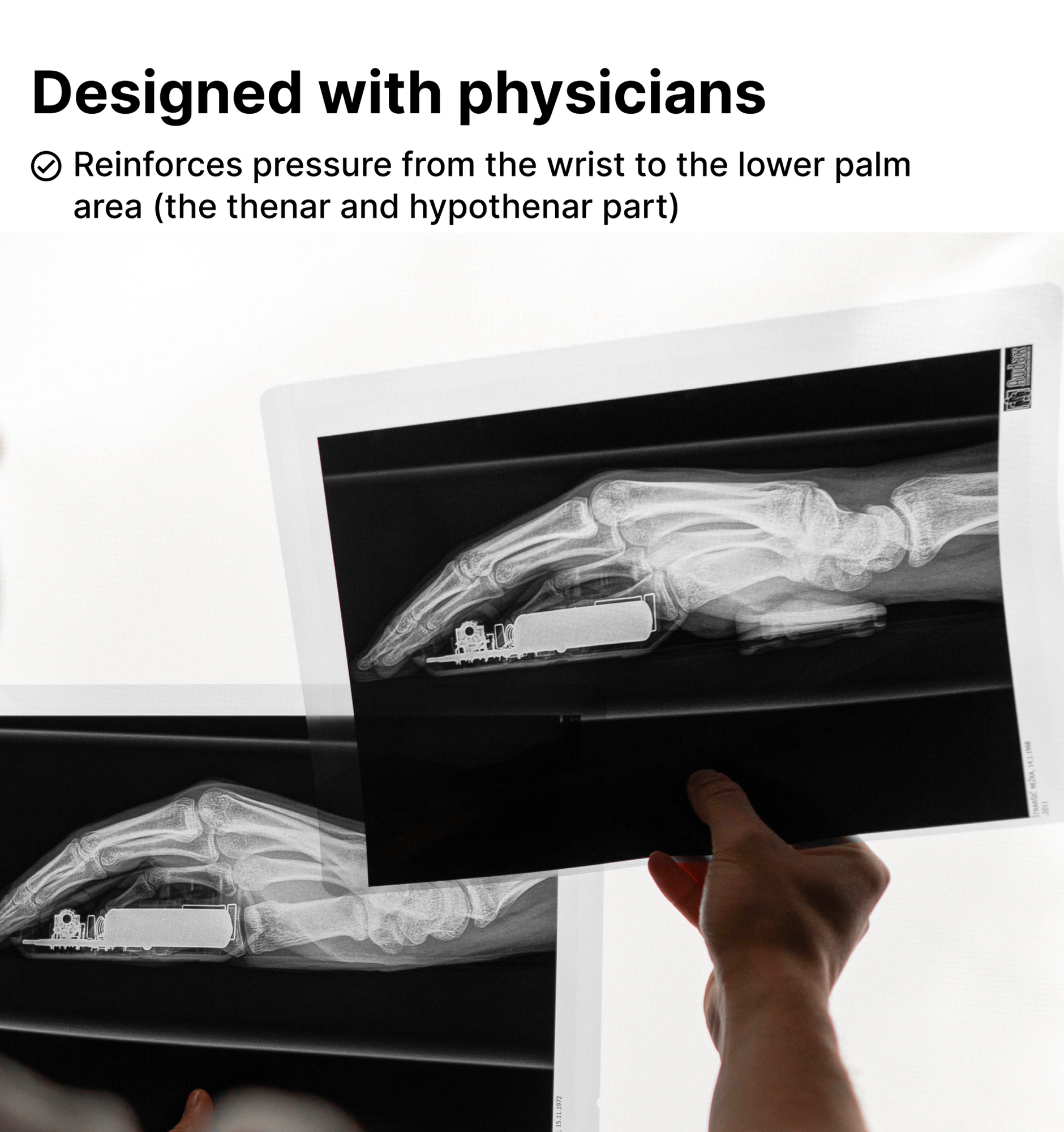 Deltahub Carpio 2.0 Wrist Rest - White