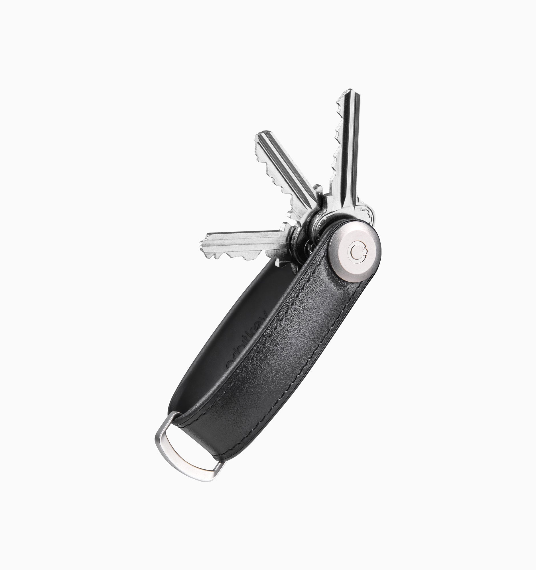 Orbitkey Hybrid Leather Key Organiser - Black