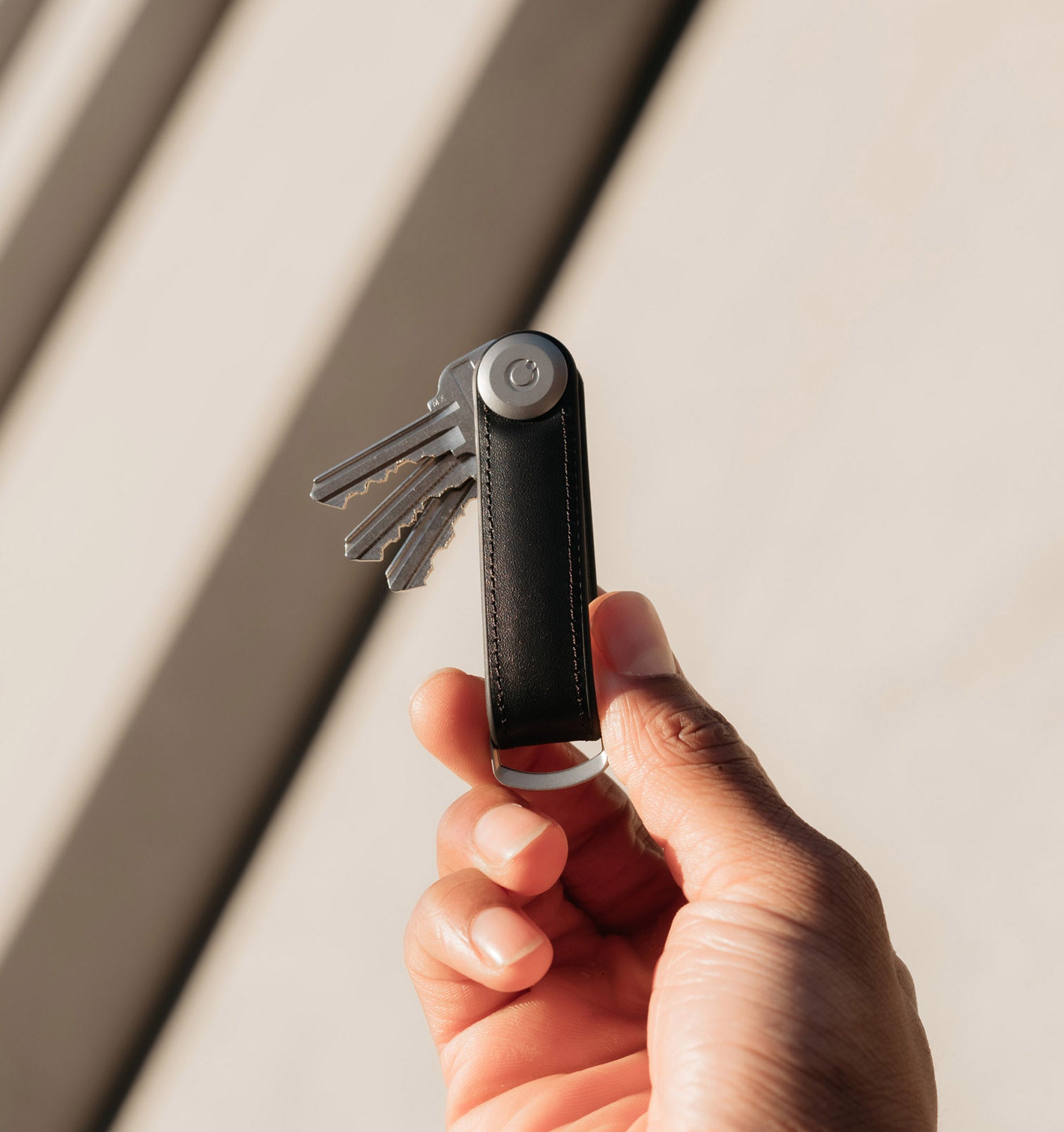 Orbitkey Hybrid Leather Key Organiser - Black