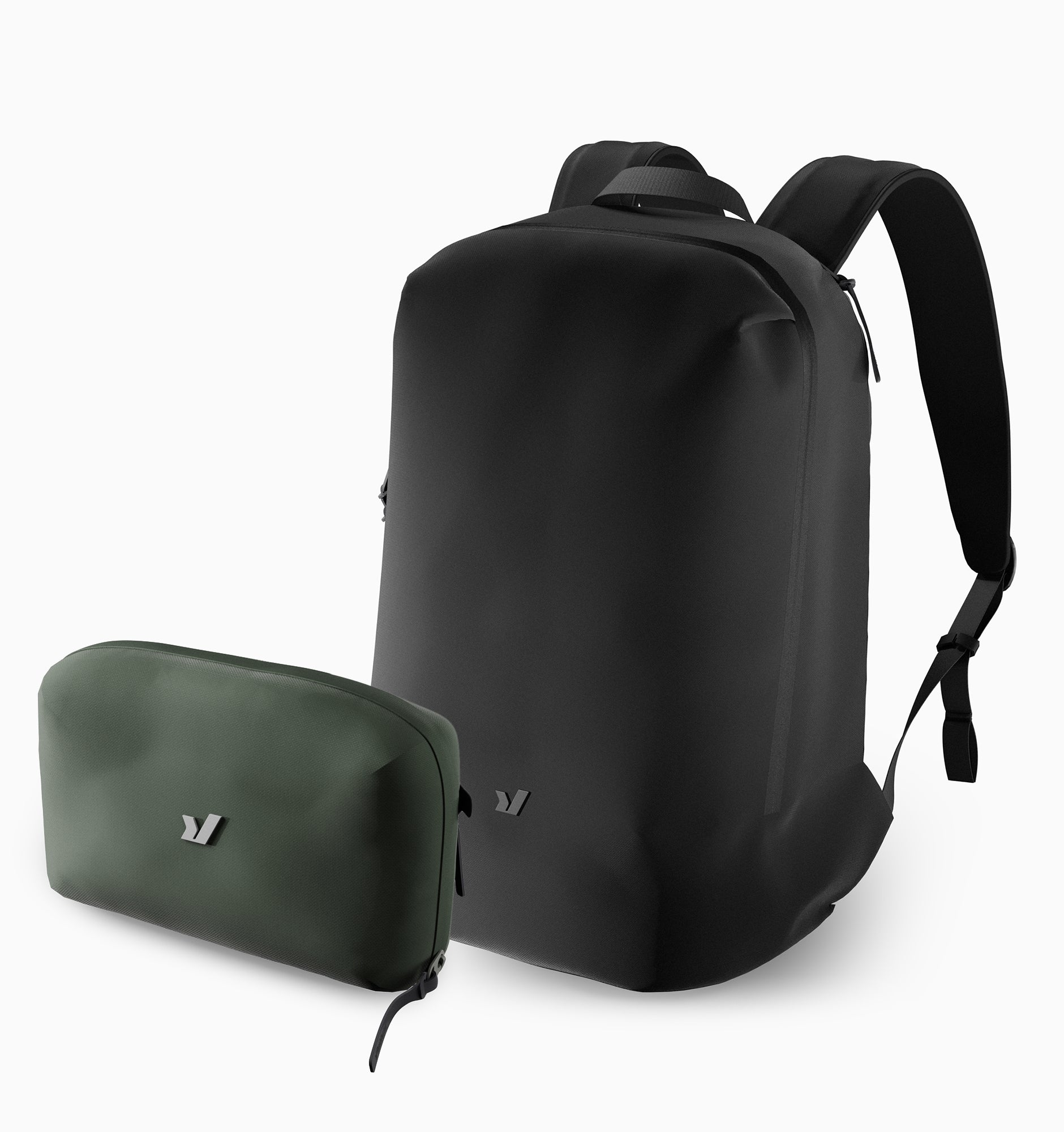 Rushfaster EDC Backpack + Tech Pouch Bundle