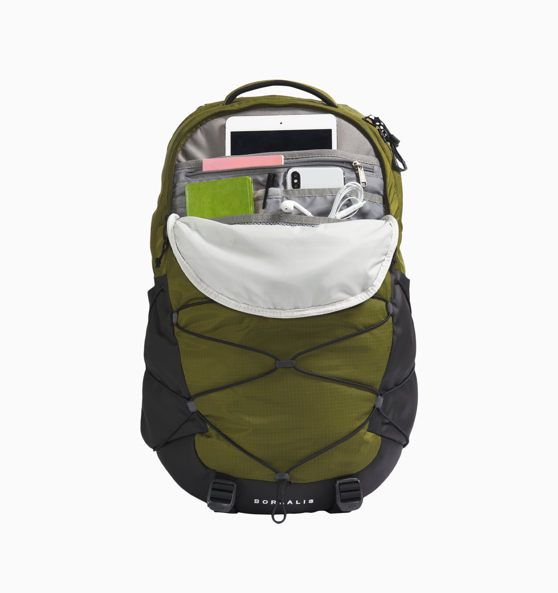 The North Face 16" Borealis Laptop Backpack 28L - Forest Olive