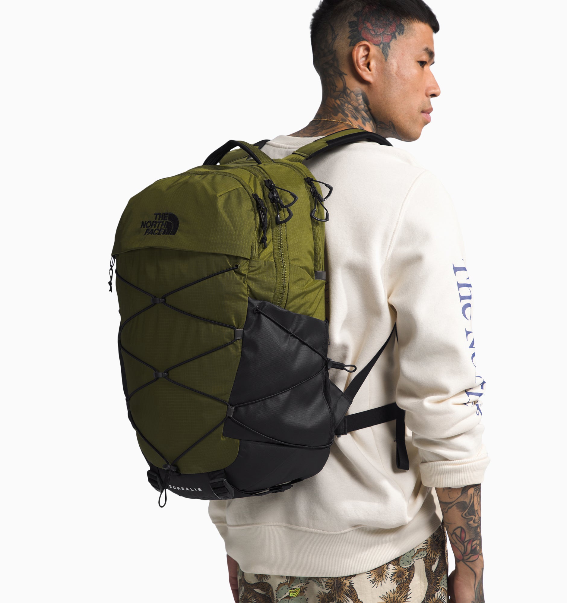 The North Face 16" Borealis Laptop Backpack 28L - Forest Olive